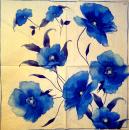 039 Anemones, Poppy - 3-ply (blue/red) - Ihr